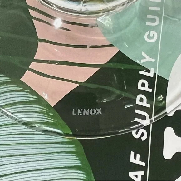 2 Lenox Holiday Gems Emerald Green All Purpose Wine Glass 8879547 Goblet Gift - Picture 13 of 13